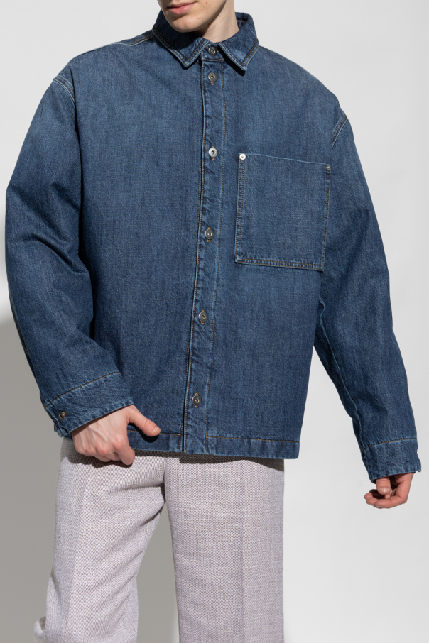ジャケット・アウター BOTTEGA VENETA/Denim Button-Up Shirt Bottega Veneta Denim shirt Bottega Veneta